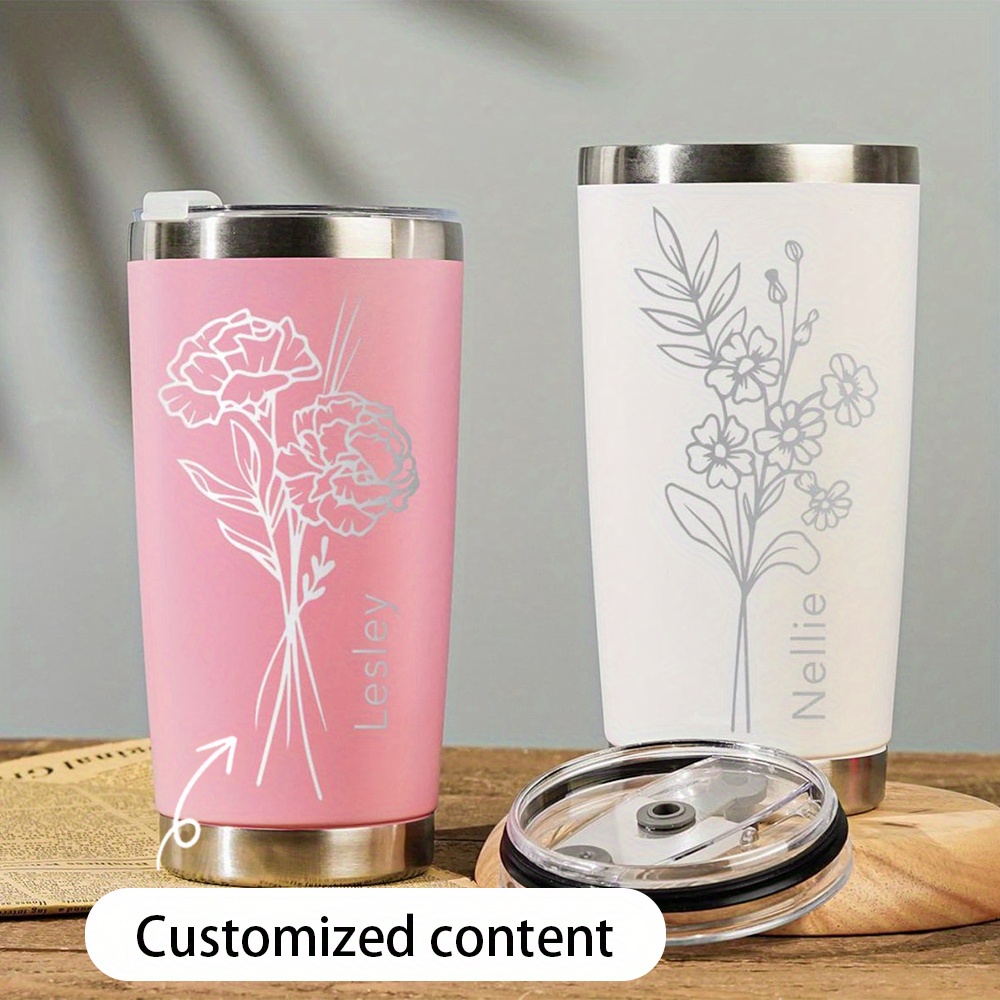 Coffee Tea Name - Gelas Tumbler Baja Tahan Karat 20oz
