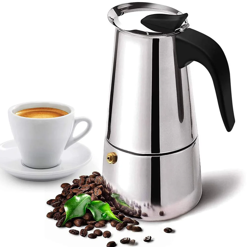 Moka Pot Stove - Pembuat Kopi Moka Baja Tahan Karat