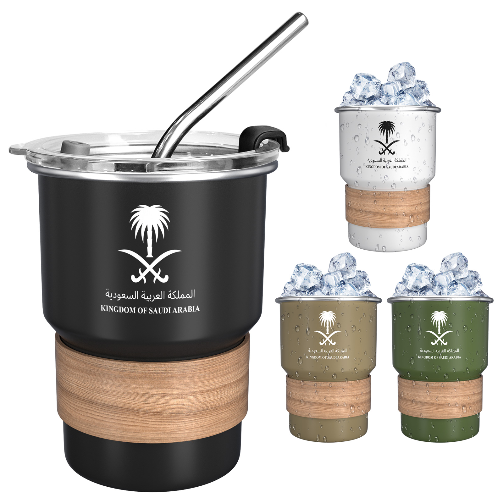 Coffee Tea Name - 500ML lambang nasional dari Arab Saudi