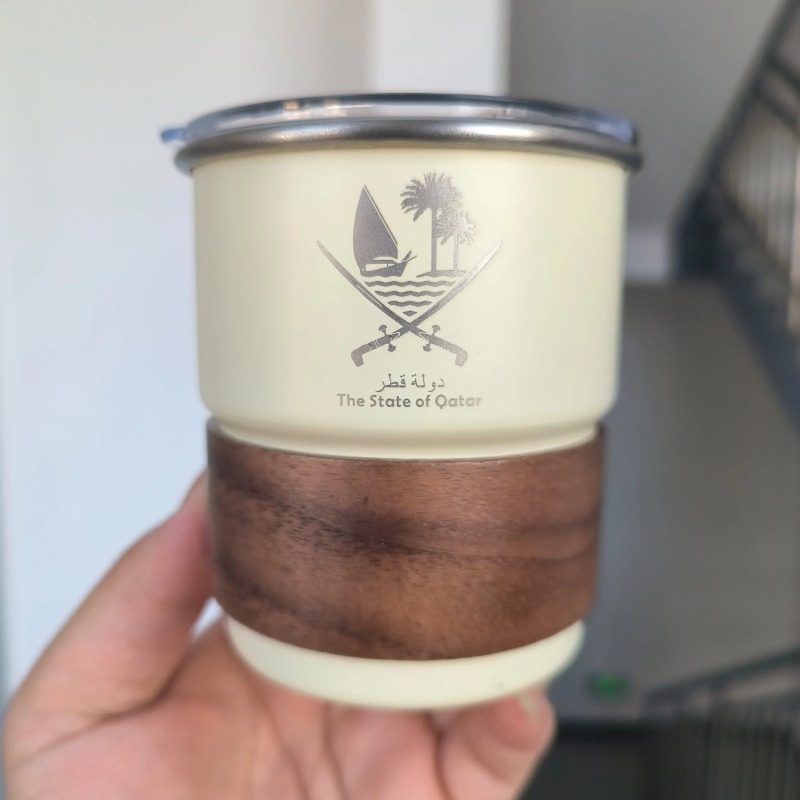 Coffee Tea Name - 1 buah Cangkir Stainless Steel dengan
