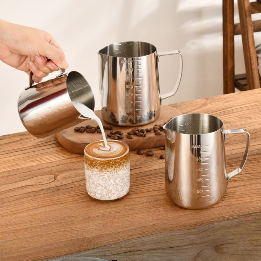 Barista Milk Jug - Pitcher Pembuat Busa Susu, Pitcher Pengukus