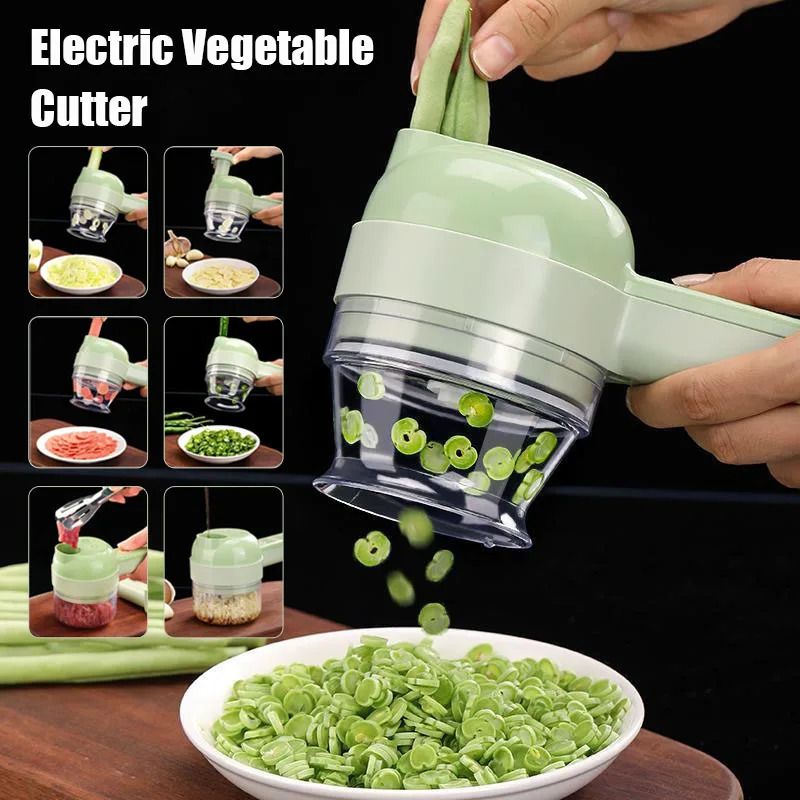 Burr Hand Grinder - 4 IN 1 Pemotong Sayuran Elektrik