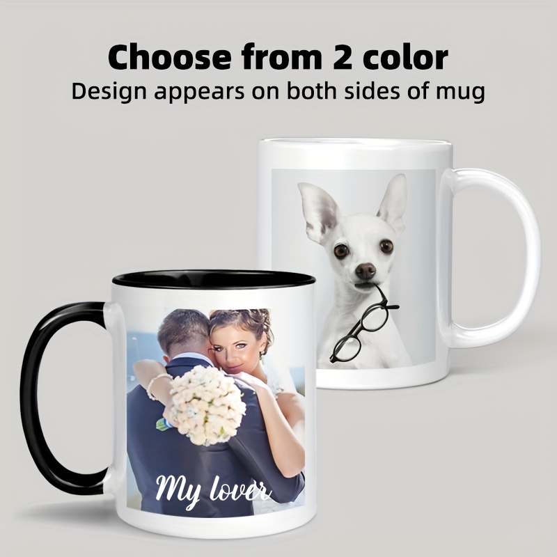 Mug Foto & Teks/Logo Kustom -  - Coffee Tea Name ulasan dan harga