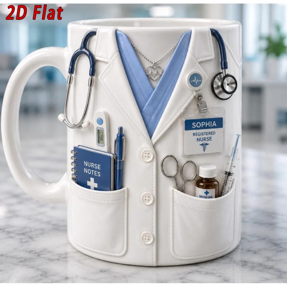 Mug Perawat dengan Nama Kustom - Coffee Tea Name ulasan dan harga