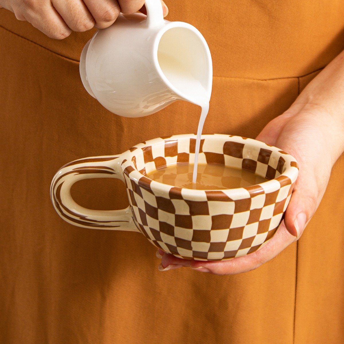 1 buah Mug Kopi Keramik dengan - Coffee Tea & Espresso Appliances ulasan dan harga