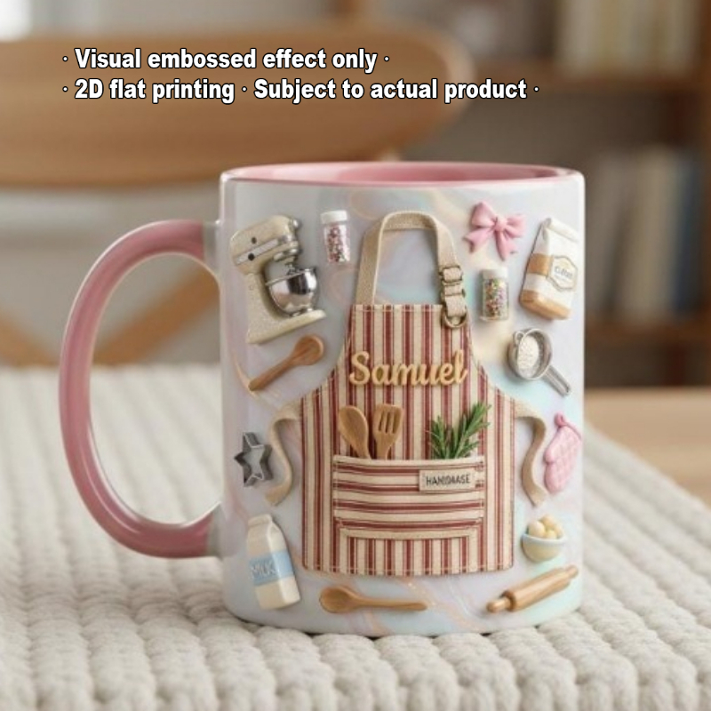 Mug Baker Custom Cetak 2D deng - Coffee Tea Name ulasan dan harga
