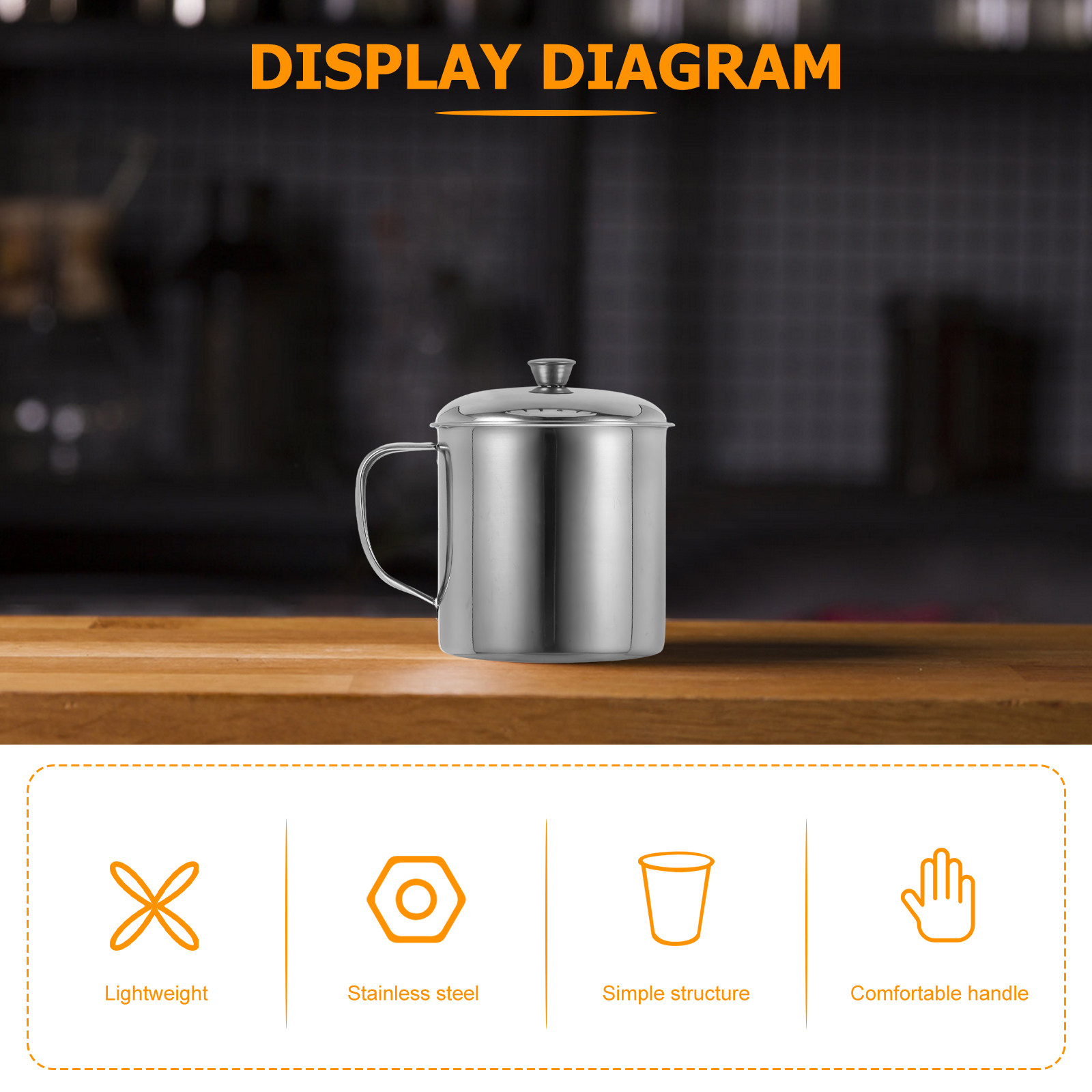 Gelas Baja Tahan Karat dengan  - Coffee Tea & Espresso Appliances ulasan dan harga