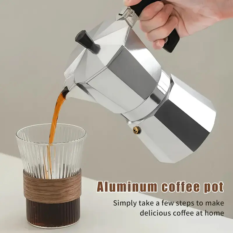 Moka Pot Aluminium Klasik 50-3 - Moka Pot Stove ulasan dan harga