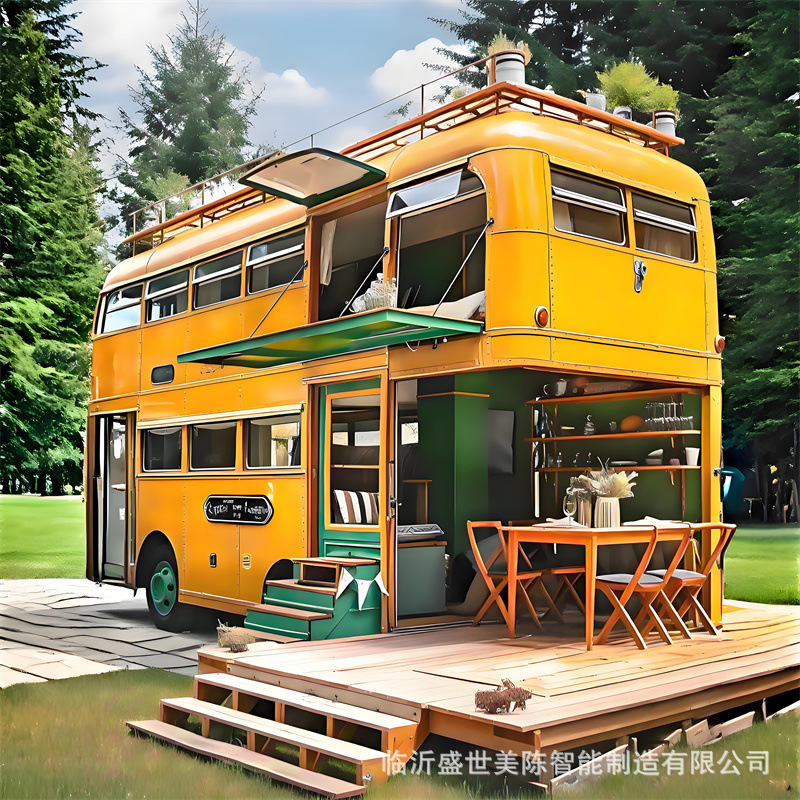 【Desain Baru】Gerobak Bus Tingk - Coffee Tea With Milk ulasan dan harga