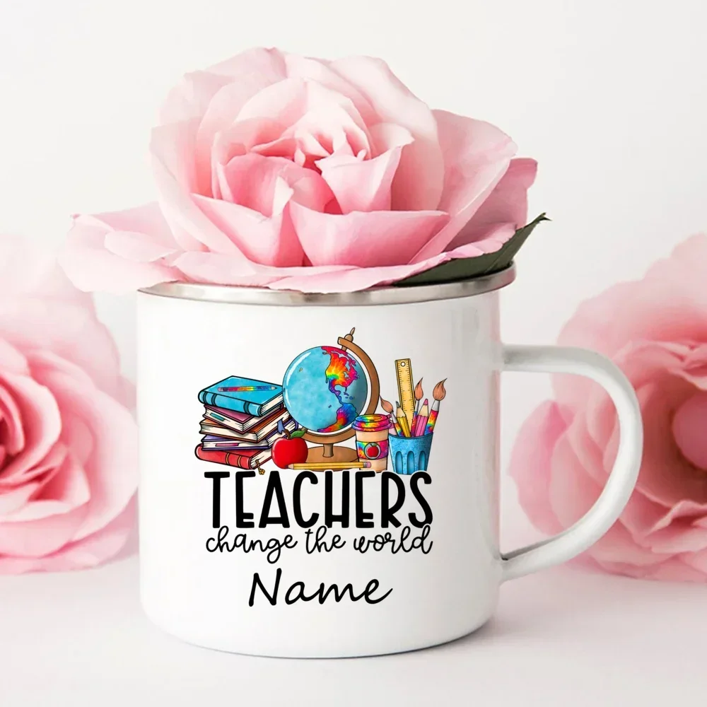 Mug Enamel Nama Kustom Yang Di - Coffee Tea Name ulasan dan harga