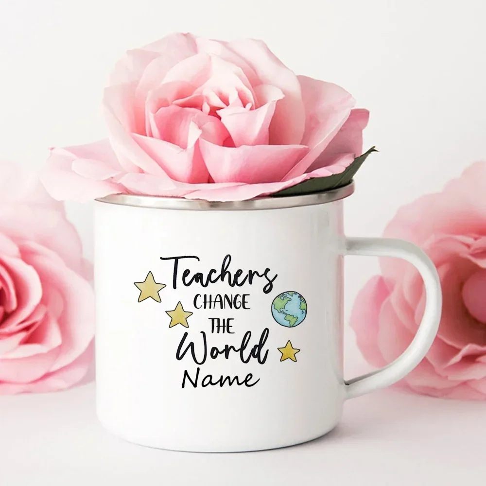 Mug Enamel Nama Kustom Yang Di - Coffee Tea Name ulasan dan harga