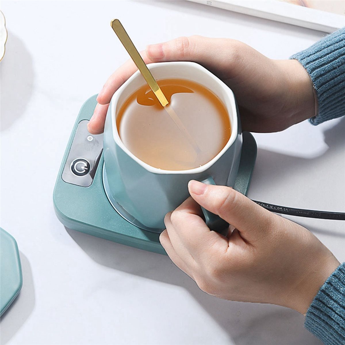 [Promosi] Pemanas Mug Kopi, Pe - Coffee Tea With Milk ulasan dan harga