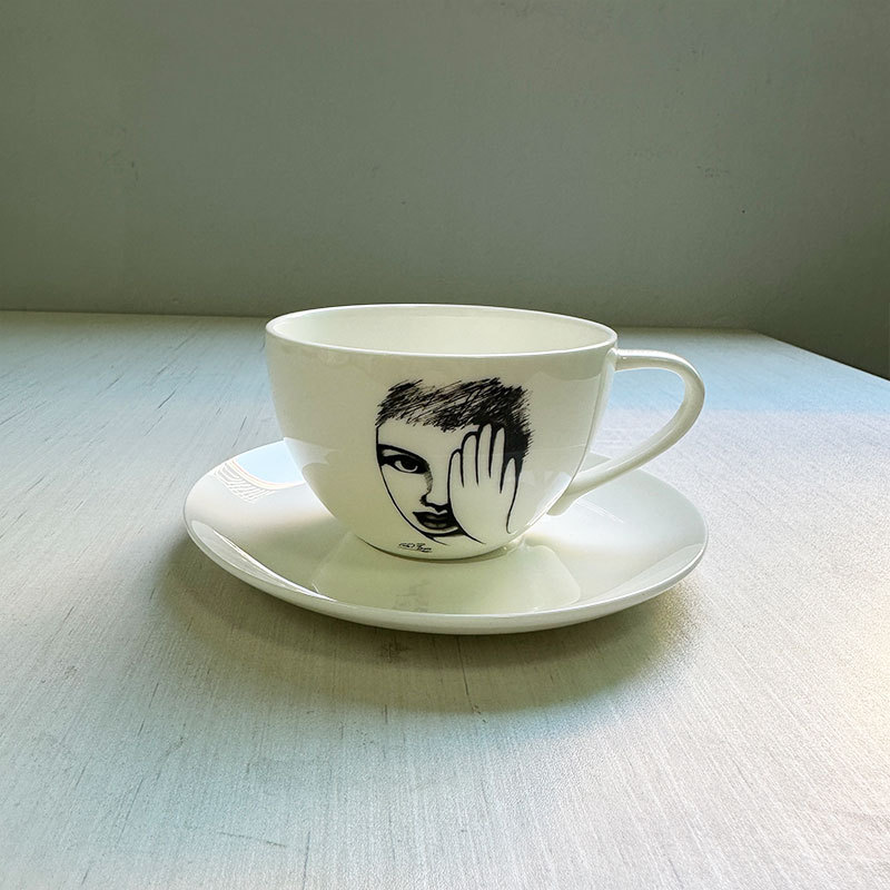 Cangkir Keramik Gambar Karakte - Coffee Tea Images ulasan dan harga