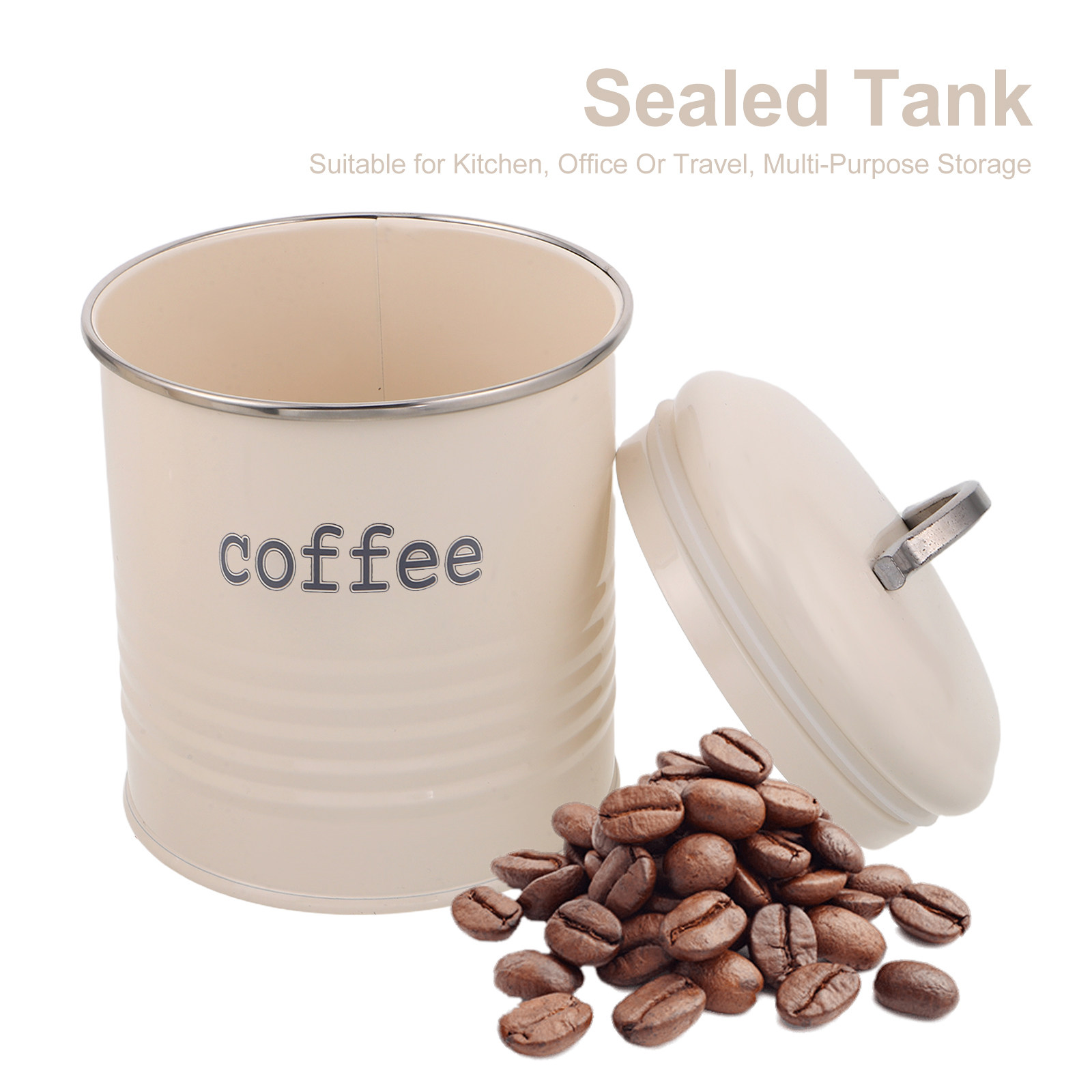 3Pcs Set Wadah Kopi Kedap Udar - Coffee Tea Sugar ulasan dan harga