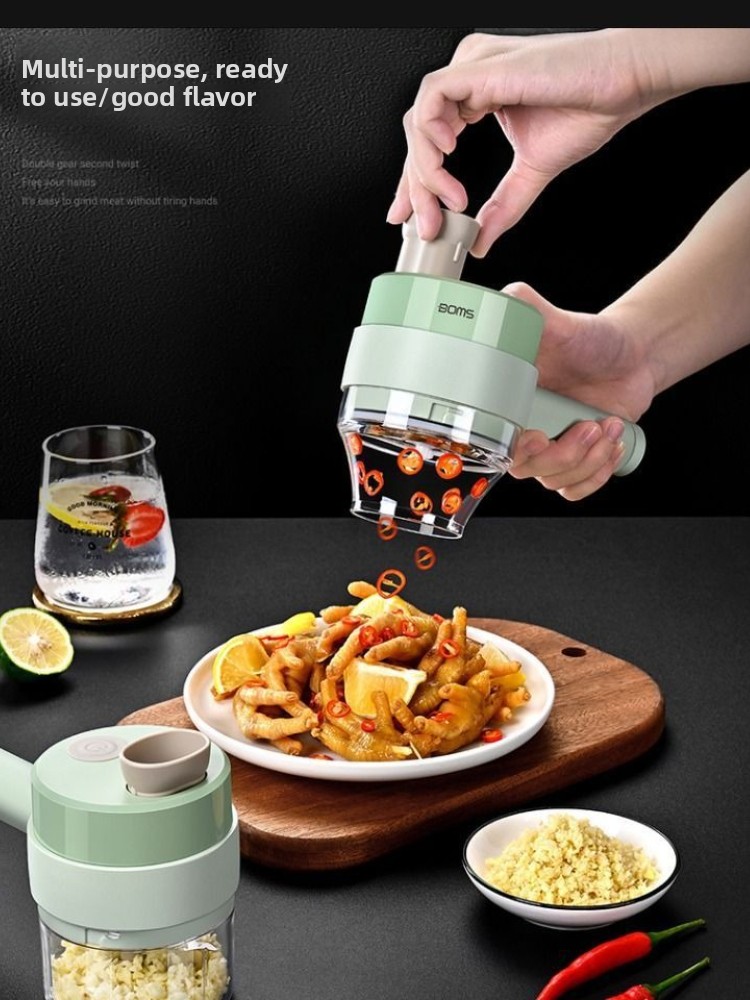 Set Pemotong Sayur Elektrik 4  - Burr Hand Grinder ulasan dan harga
